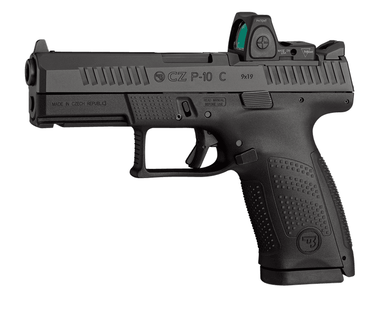 CZ P-10 C OR, vista lateral izquierda